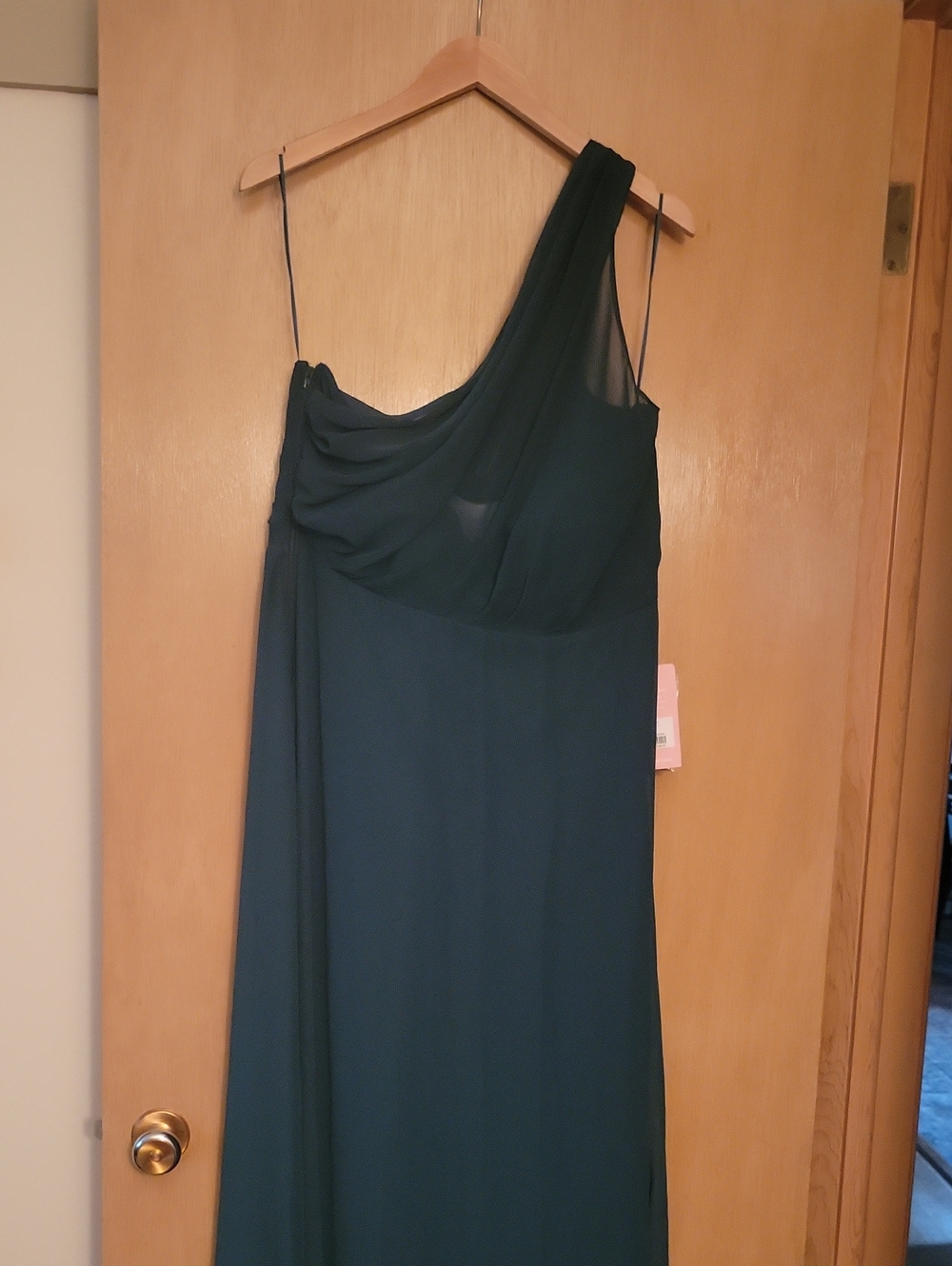 Birdy Grey One-Shoulder Emerald Green Evening Gown/Bridesmaid Dress